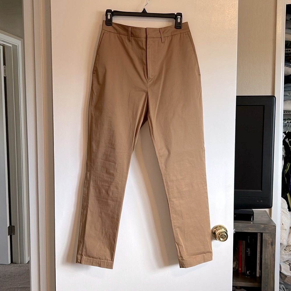 NWT! JENNI KAYNE Twill Trouser in Tan - 4 - Picture 5 of 7